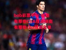 bob彩票平台-湖南有那些CBA球员湖南有那些cba球员名单